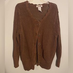 Brown vintage cardigan
